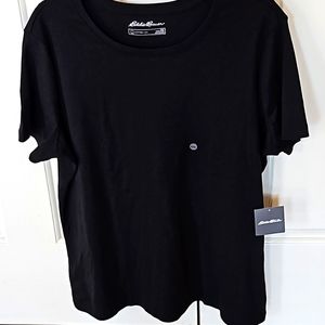 Eddie Bauer Womens 2xl black tshirt NWT